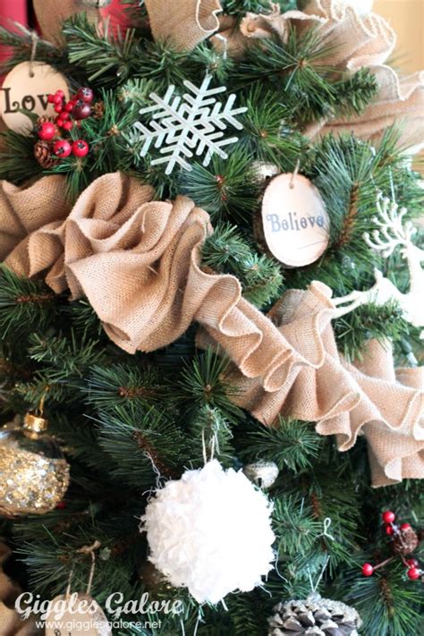 burlap garland for tree|Burlap Garland .